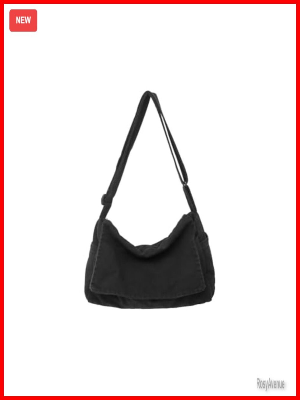 Canvas Messenger Bag Large Satchel Travel Hobo Casual Tote Shoulder Bag Unisex